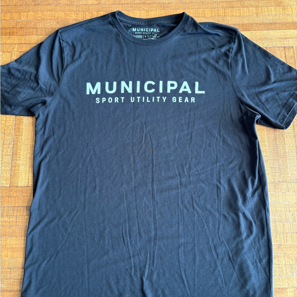 Municipal Black Sport Utility Tee